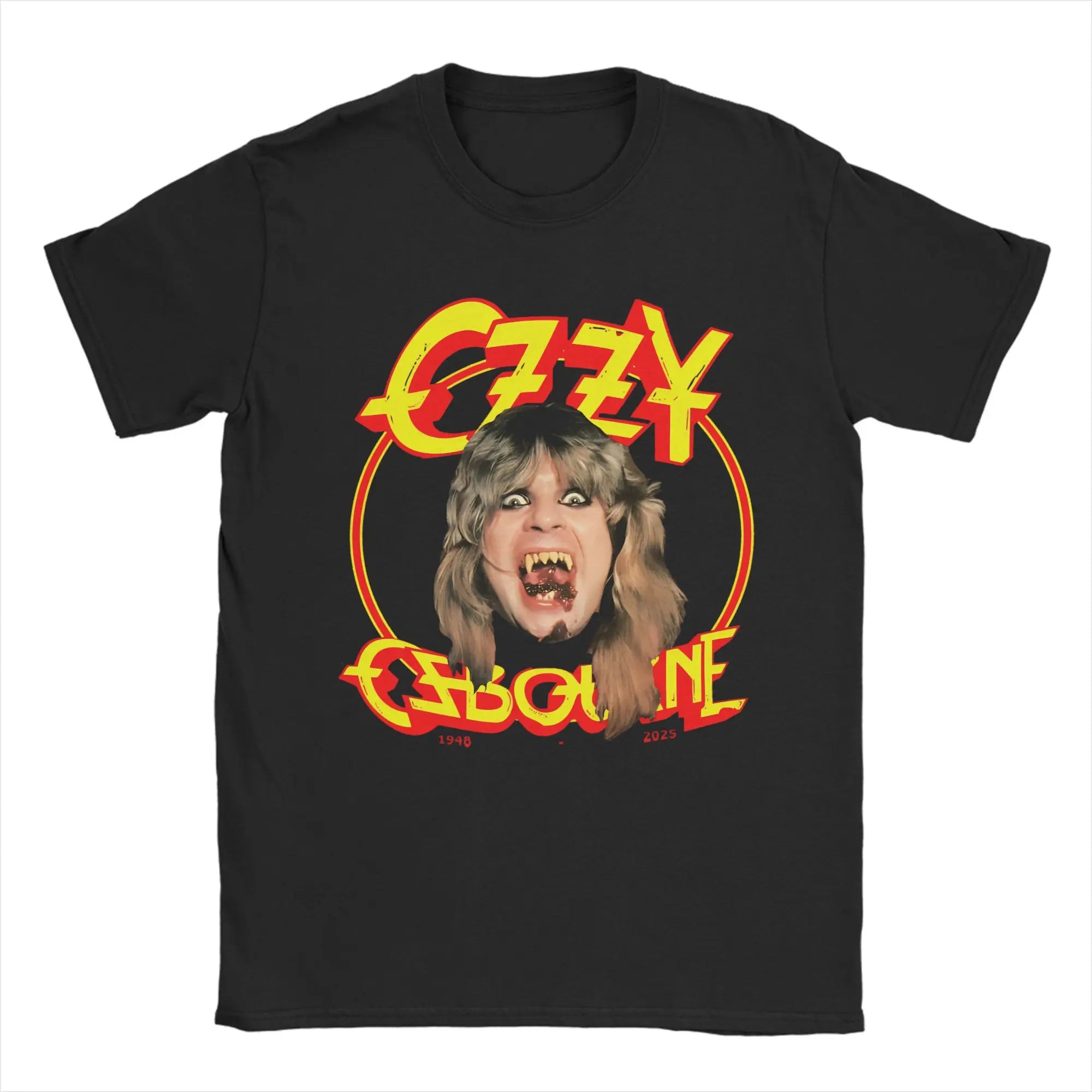 Black Sabbath Band Ozzy Osbourne Men's T-shirt Four Seasons New Style Unisex Casual T-shirt