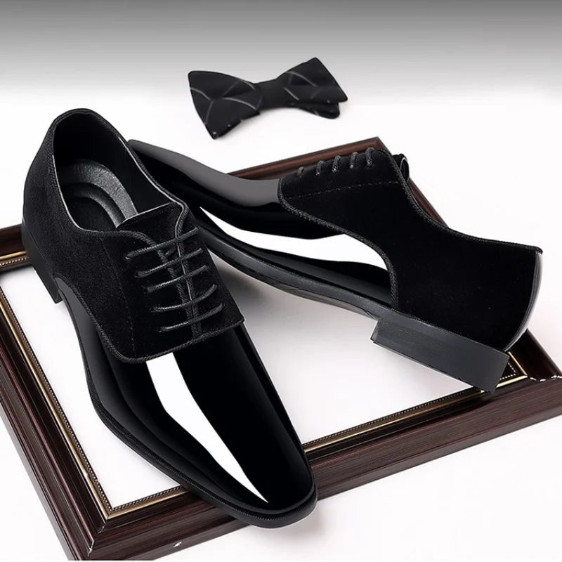 PRESTIGE OX - Men's Business Leather Oxford Shoes - Lace-Up, Office & Wedding