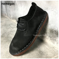 HERITAGE DRIVE - Men's Handmade Cowhide Casual Shoes - Vintage British, Soft Sole