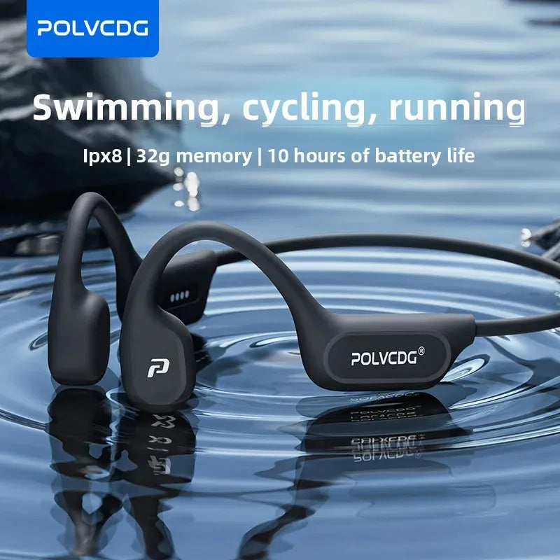 Bone Conduction Earphones X9 – 32G IPX8 Waterproof Swimming Running Cycling