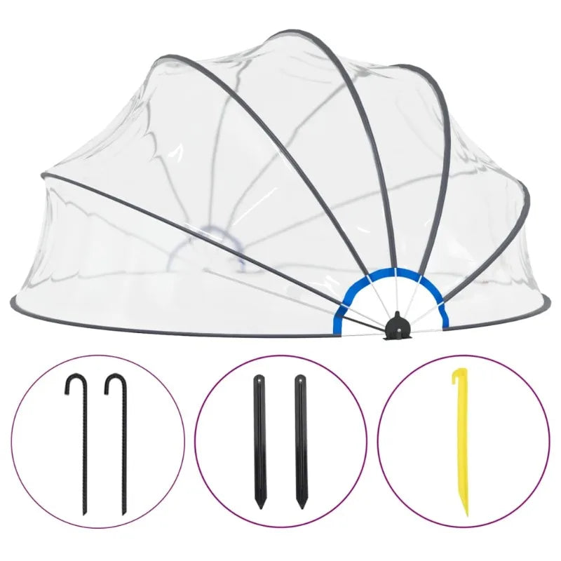 POOL DOME - 440 × 220 cm - White UV Protection