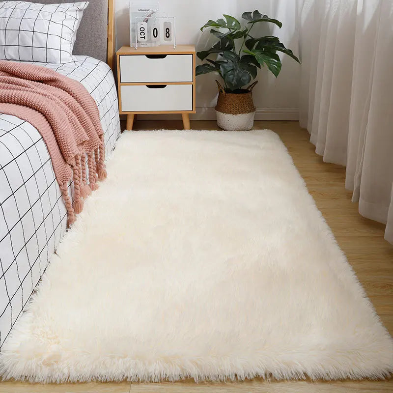 SOFT GROUND - Nordic Solid Color Carpet - Anti-Slip, Waterproof, Long Pile