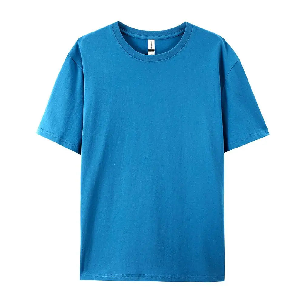 Cotton Solid Color Women's T-Shirts Multicolor Summer Short Sleeve Unisex Comfortable Tee Shirts Casual Fashion Woman Sportswear