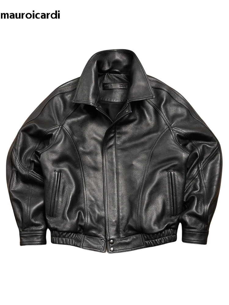 Midnight Circuit - Men's PU Jacket - Vintage Edge
