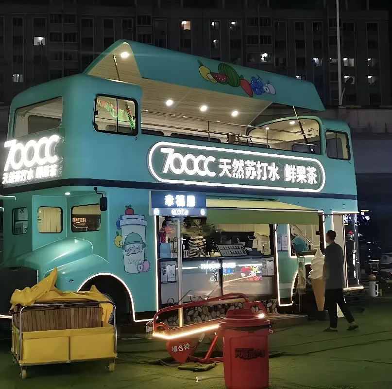 Mobile Food Trailer – Commercial Food Truck Portable Kiosk