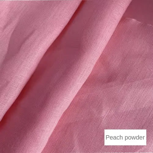 PURE LINEN FABRIC BY THE METER - 46 Colors, 140cm Wide - Soft Rooms