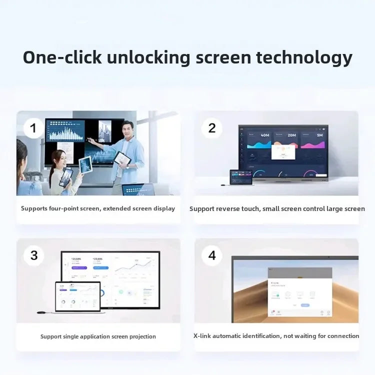 75 Inch All-in-One Interactive Touch Panel Whiteboard