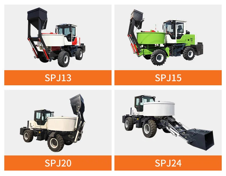 Self-Loading Concrete Mixer - 85 kW - 4WD