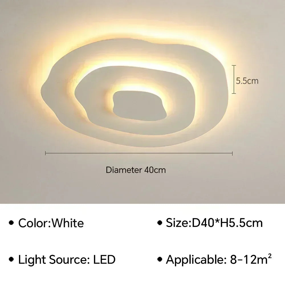 Nordic LED Ceiling Chandelier – 5 Styles, 4 Sizes, Dimmable Option