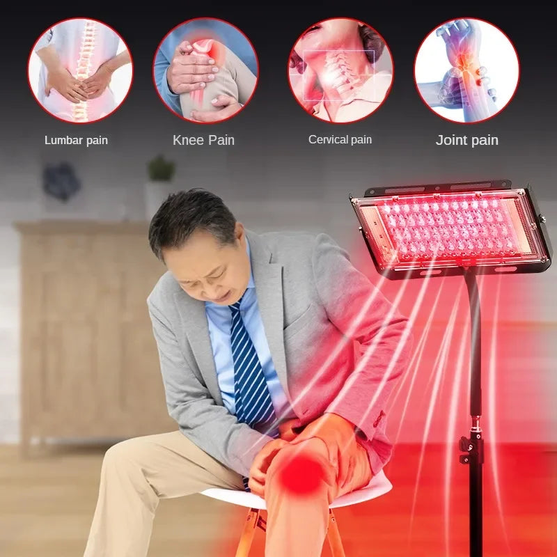 Red Light Therapy Lamp 660nm & 850nm – with Stand
