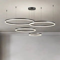 Modern Ring Ceiling Chandelier – LED Dimmable