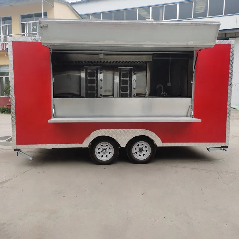 Custom Fast Food Caravan – Mobile Kitchen Complete Cooking Equipment