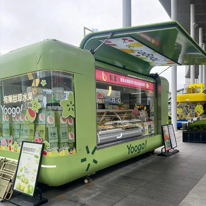 Coffee Pizza Fast Food Trailer – Mobile Kitchen Fully Equipped