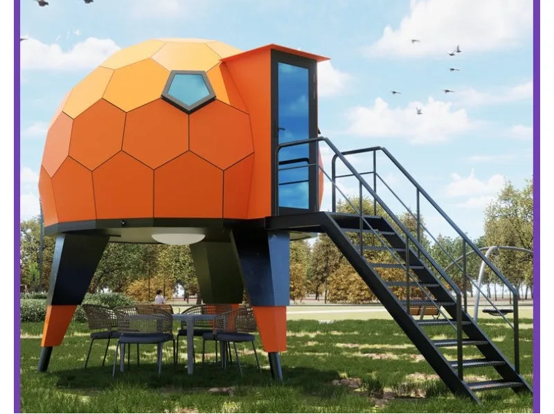 StarBarn Dome - Transparent Circular Space Cabin