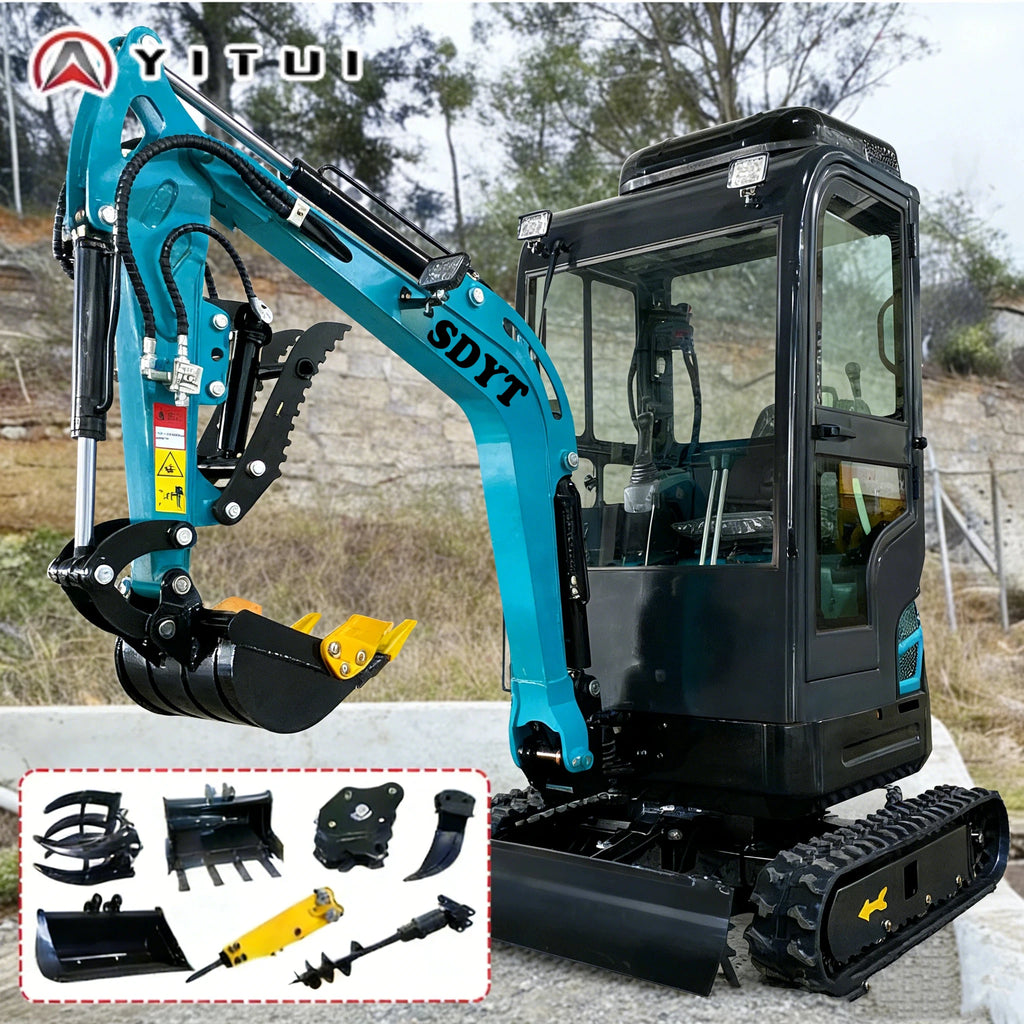 Mini Excavator - Kubota engine - crawler workhorse