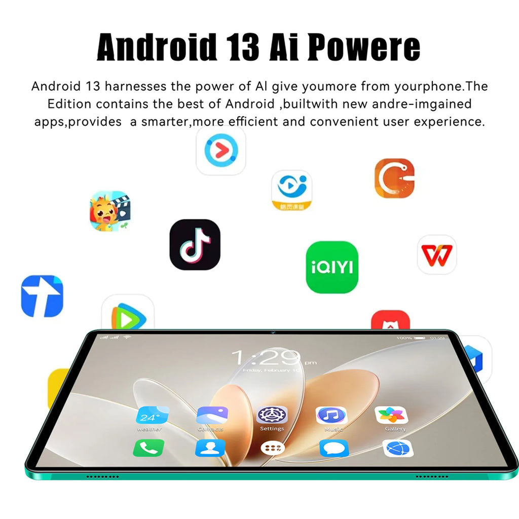 Pad 10.1" Ice View - Octa-Core 6GB+128GB, 4G LTE, 6000mAh