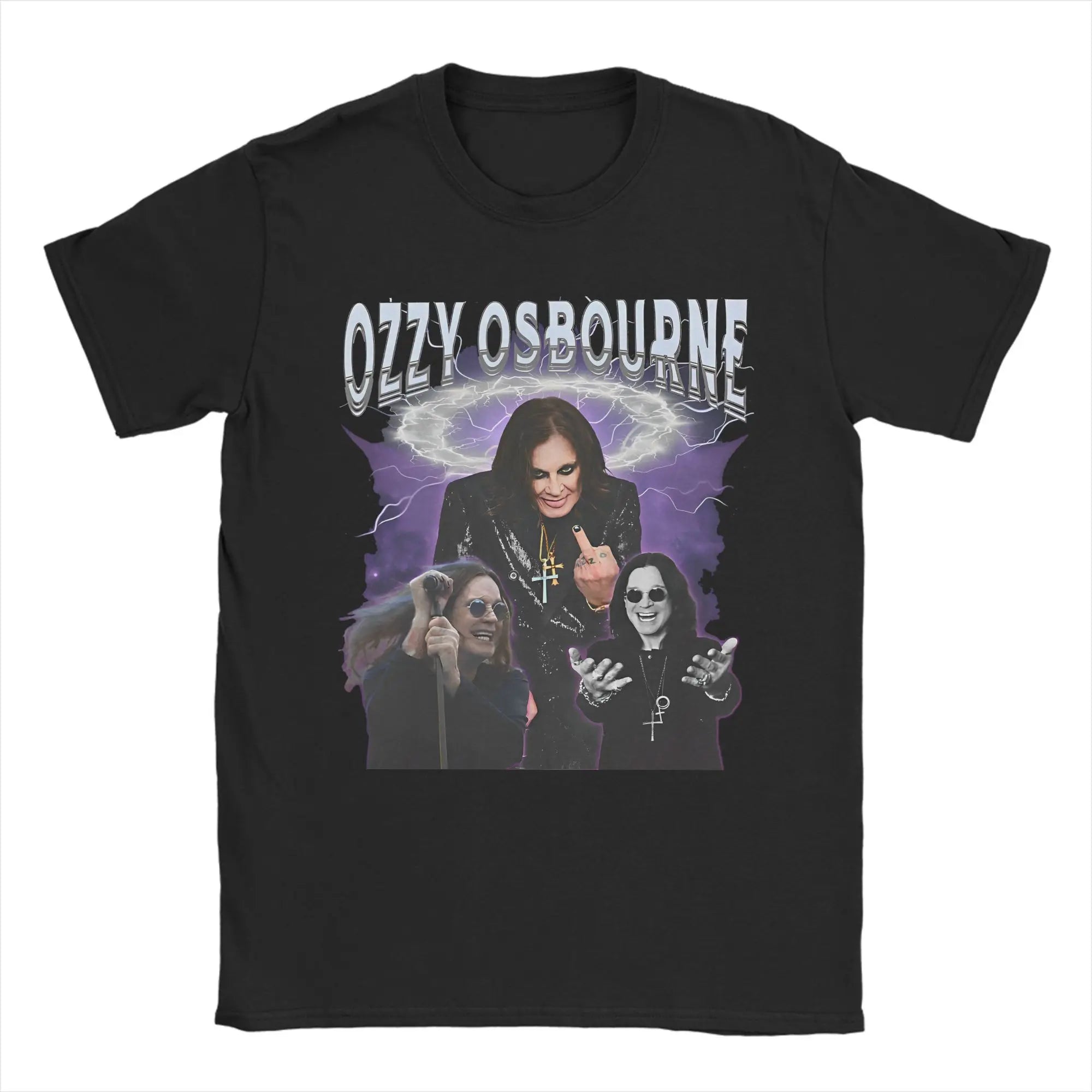 Black Sabbath Band Ozzy Osbourne Men's T-shirt Four Seasons New Style Unisex Casual T-shirt