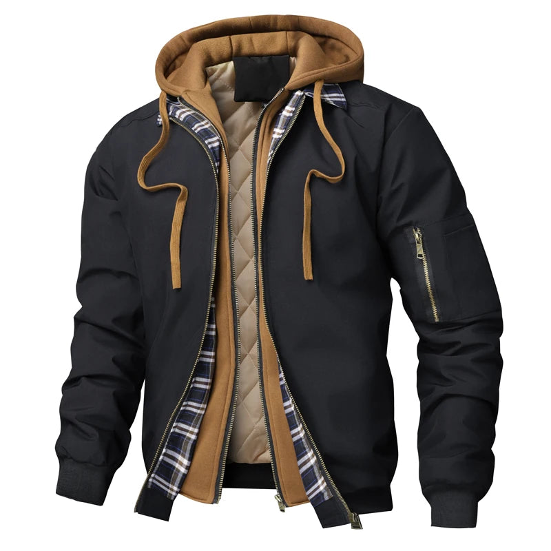 Men's Hooded Jacket - Zip Front - Everyday Trails