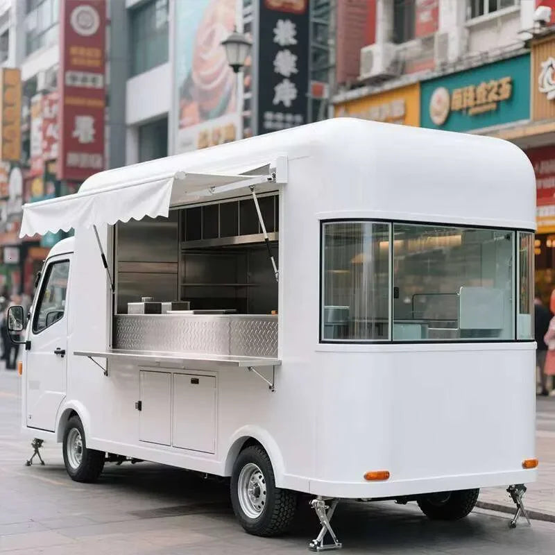 Mini Food Trailer – Pink Concession Cart Stainless Kitchen