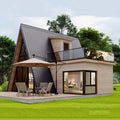 A-Frame Prefab Homes - Triangular Luxury Villas Fast Install Terrace