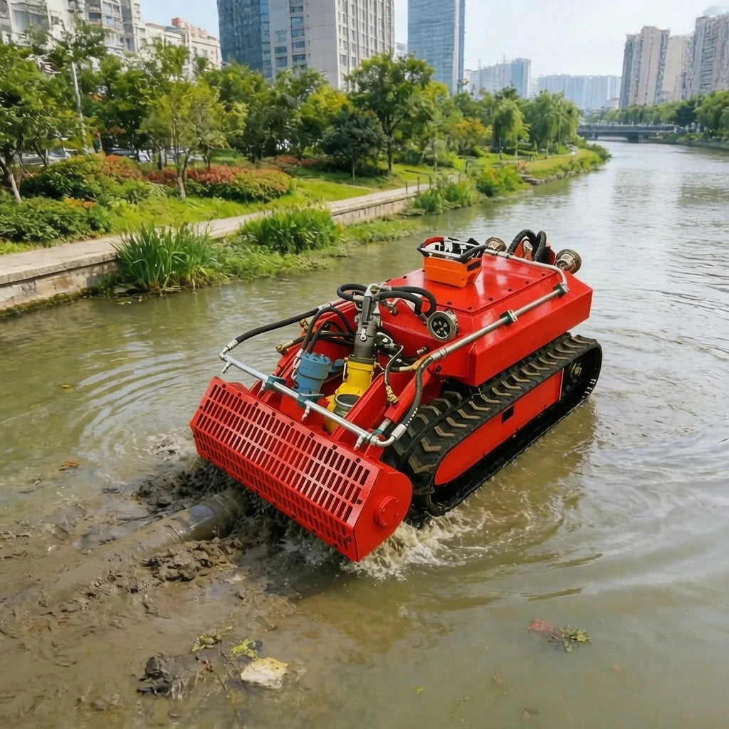 UNDERWATER DREDGING ROBOT - Remote Control, 200 m³/h - Waterway Cleanup