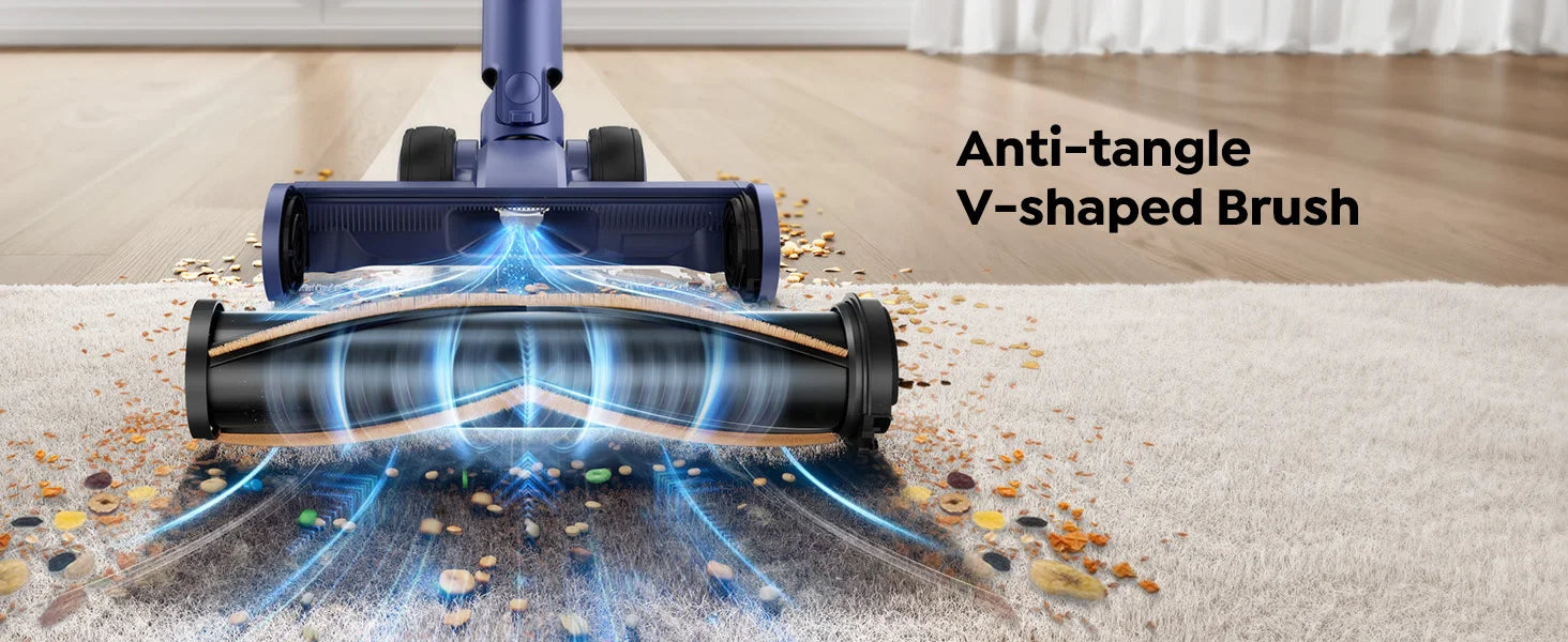 Laresar V11 Cordless Vacuum Cleaner – 650W, 75000PA Ultra-Strong Suction