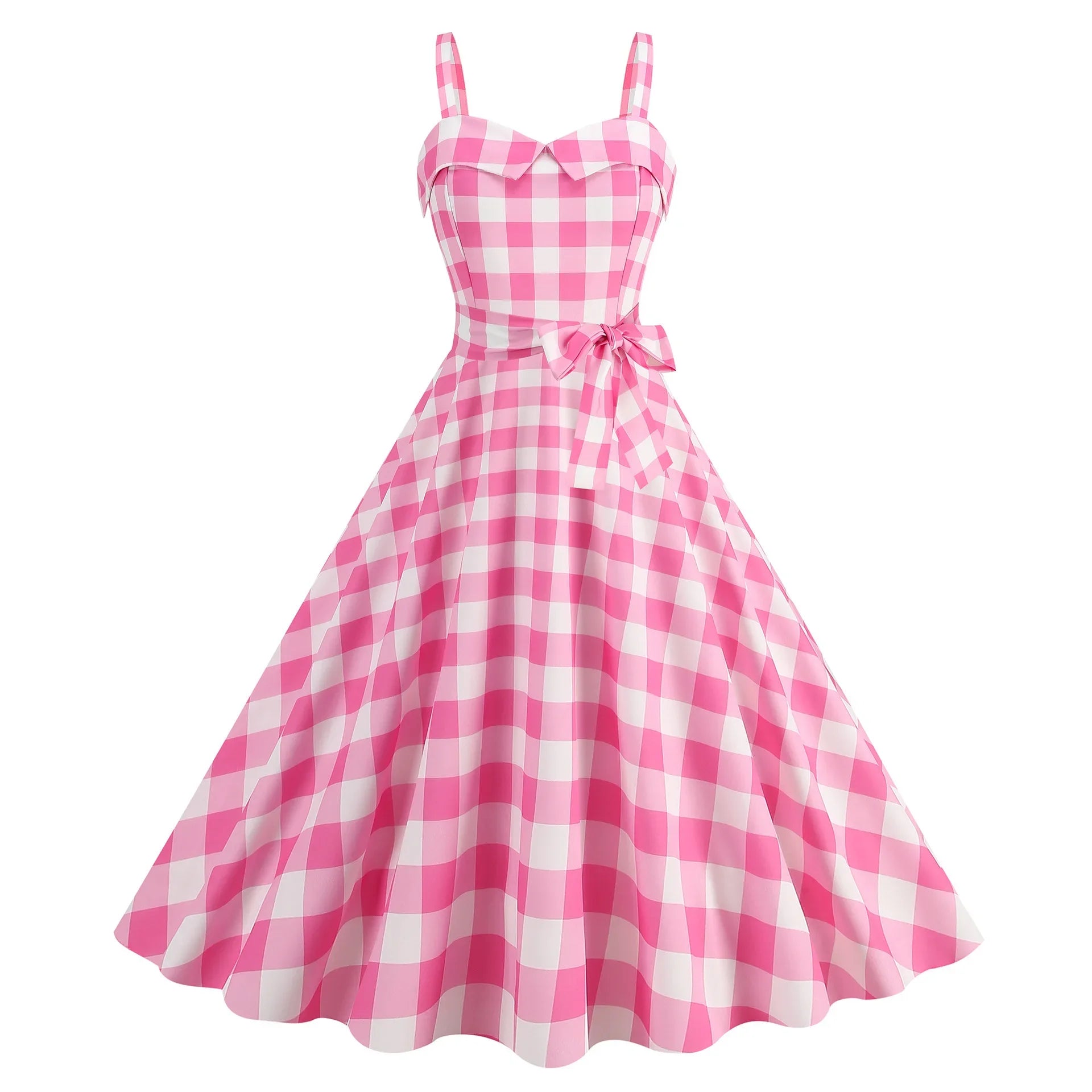Vintage Classical Polo Dot Printed Dress Women's Sexy Sling Strap Wrap Chest Dress Valentine's Day Streetwear Spring Summer
