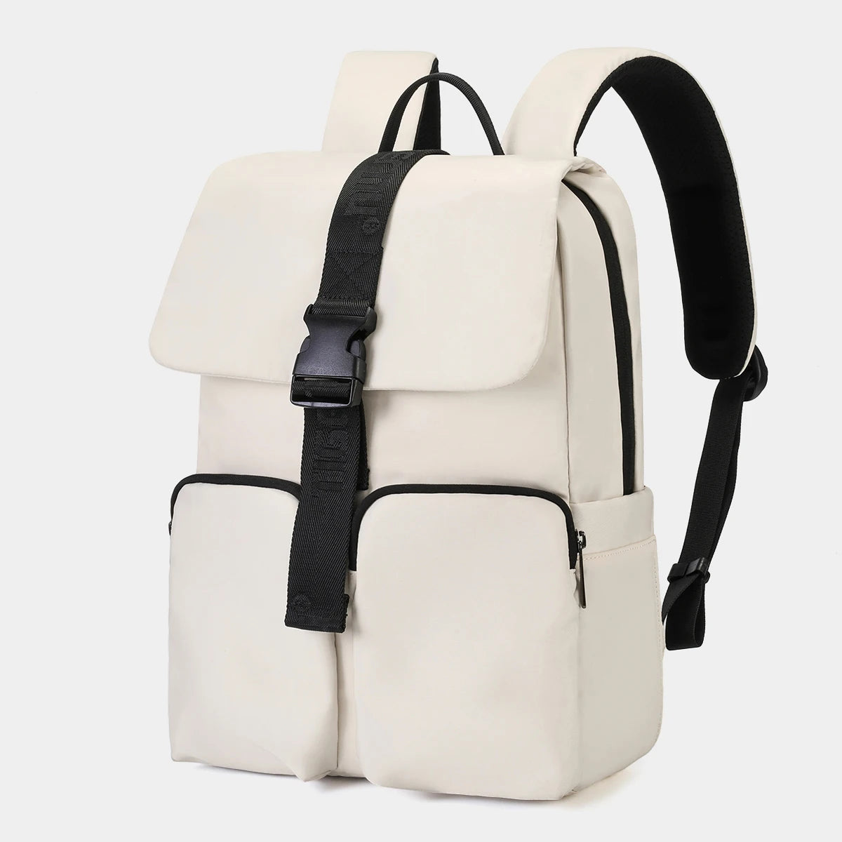 Flap Buckle Laptop Backpack
