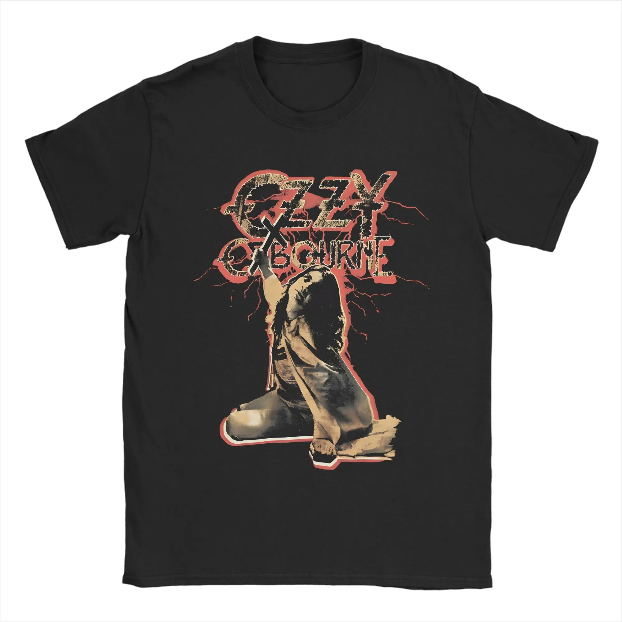 Black Sabbath Band Ozzy Osbourne Men's T-shirt Four Seasons New Style Unisex Casual T-shirt