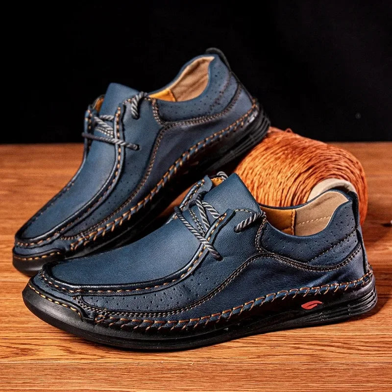STREET CRAFT - Microfiber Leather Casual Sneakers - Built for the Long Game