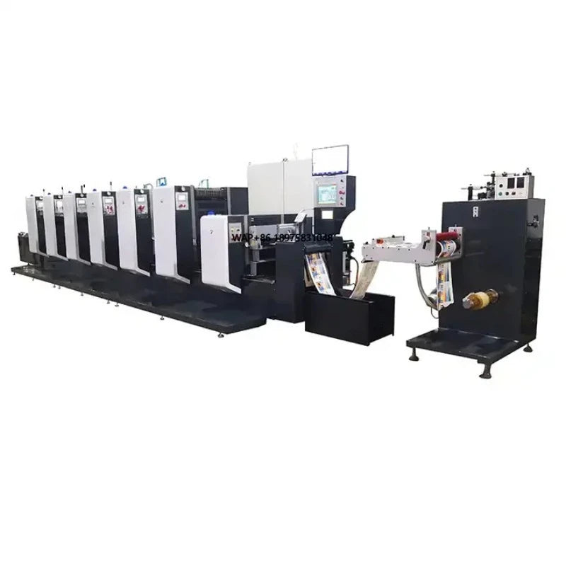 HDPS-350 ROTARY LABEL PRINTING MACHINE - 6-Color, Servo Drive - Full Auto