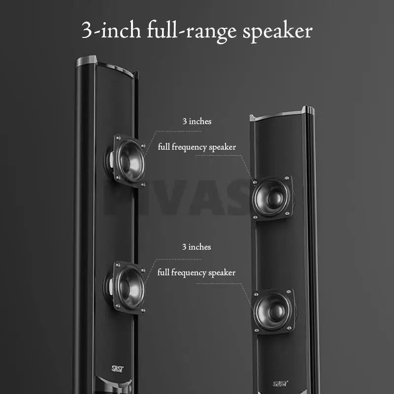 160W Home Theater 5.1 – Bluetooth Speaker 8 Inch Subwoofer Karaoke TV