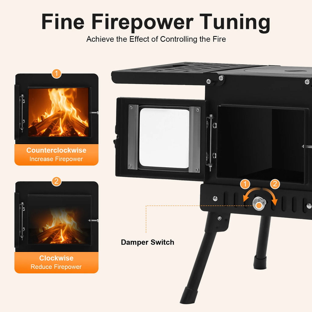 Foldable Camping Wood Stove