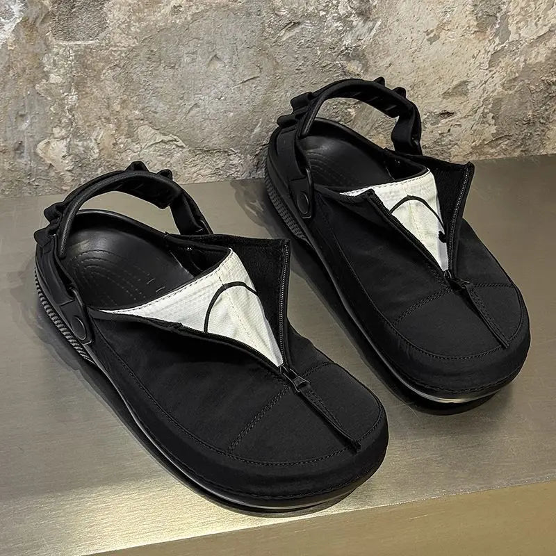 CORK DRIFT - Men's Summer Slip-On Beach Sandals - Cork Sole Anti-Slip