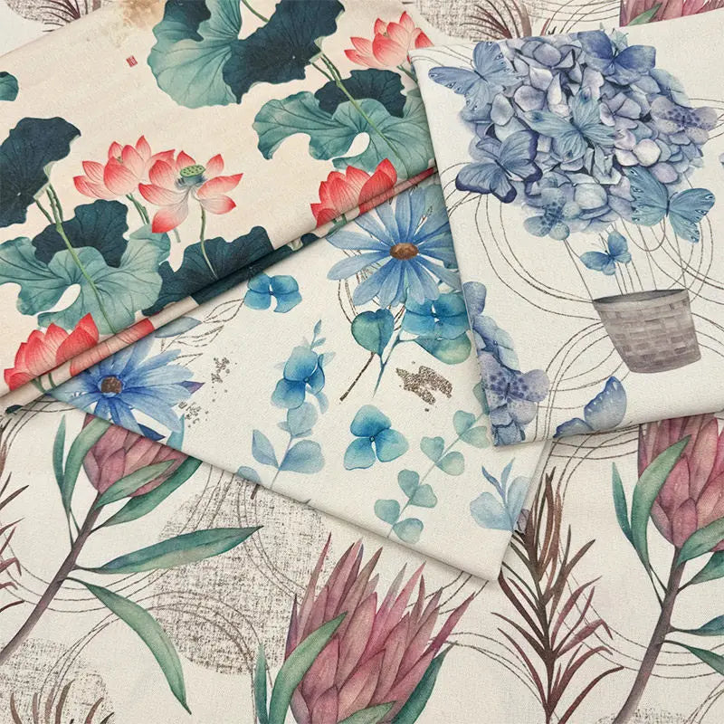 COTTON LINEN DECOR FABRIC - 150cm Wide, 0.5–2m Cuts - Home Sewing