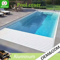 AUTOMATIC POOL COVER - Polycarbonate Slats, 24V Motor - Retractable Safety Shield