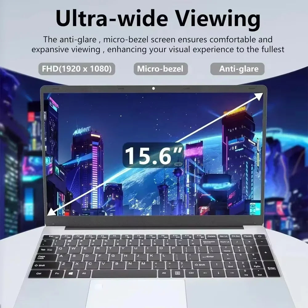 Apex i9 Ultra-Thin 15.6" - Win11 Pro Slim Laptop