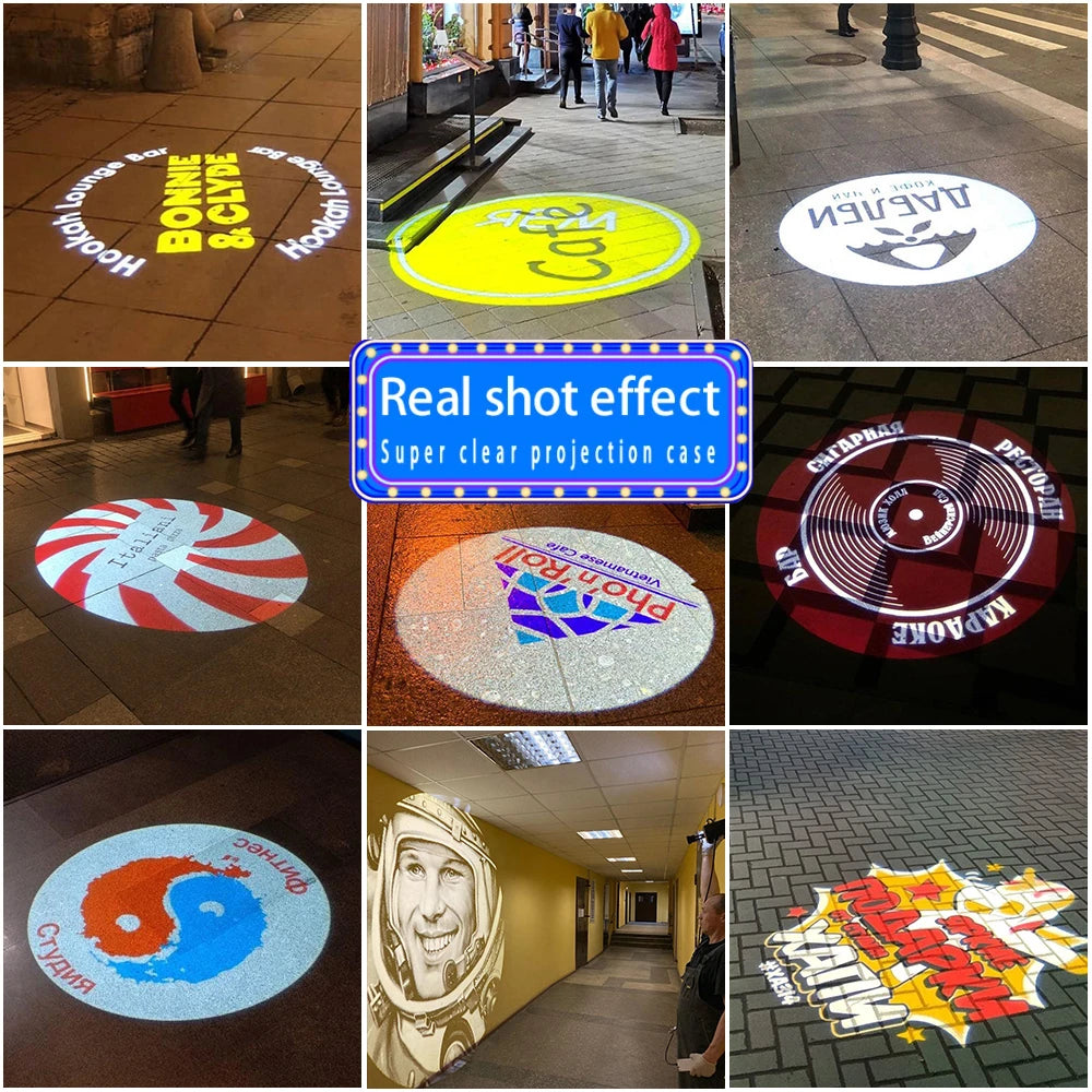 Custom Logo GOBO Projector - 35 to 100 W - Brand Spotlight