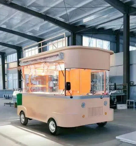 Dessert Food Trailer – Airstream Mobile Kitchen Cabinets