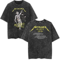 Metallica And Justice For All Vintage Washed T-Shirt Y2K