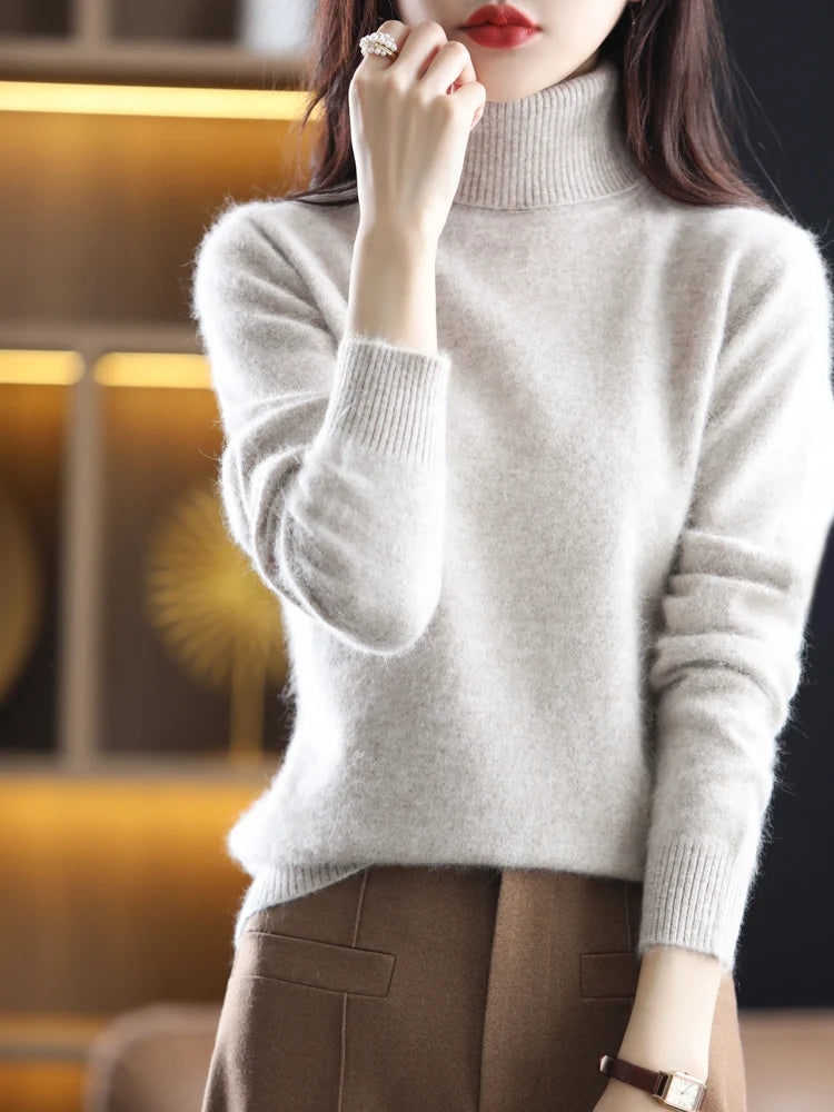 Cashmere Cloud Turtleneck Sweater