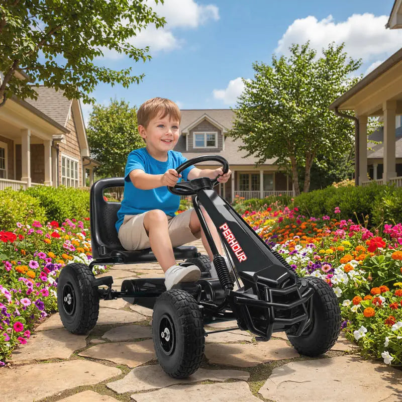 PEDAL GO-KART - Adjustable Seat, EVA Tires - Family Track Fun