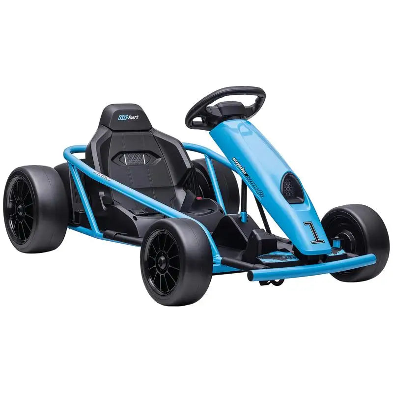 ELECTRIC GO-KART - 8–12 Years, Seat Belt - Kids' Track Fun