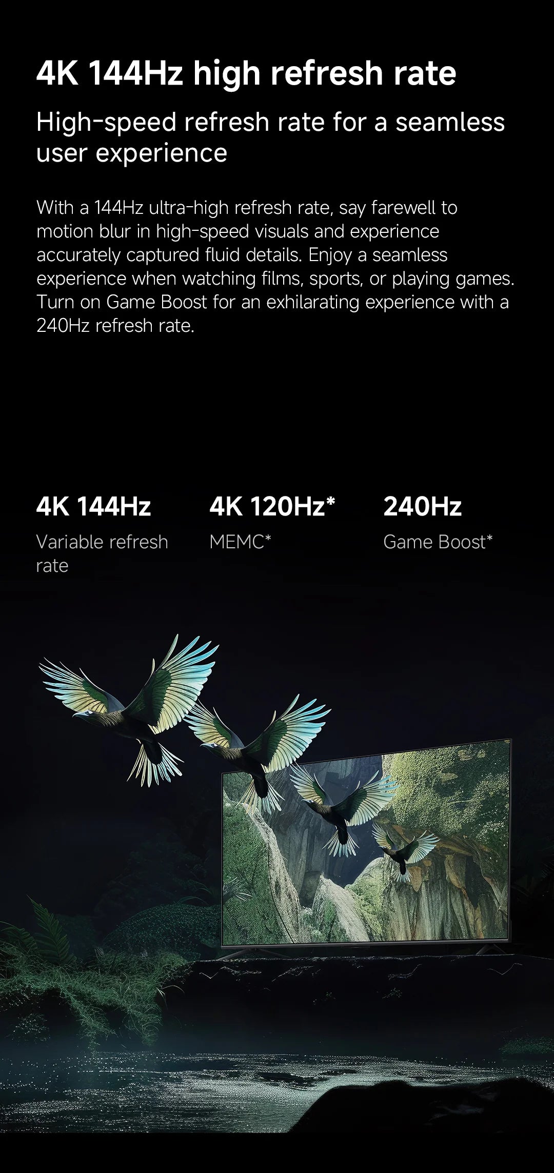 XIAOMI S MINI 55 QD-Mini LED 144Hz TV
