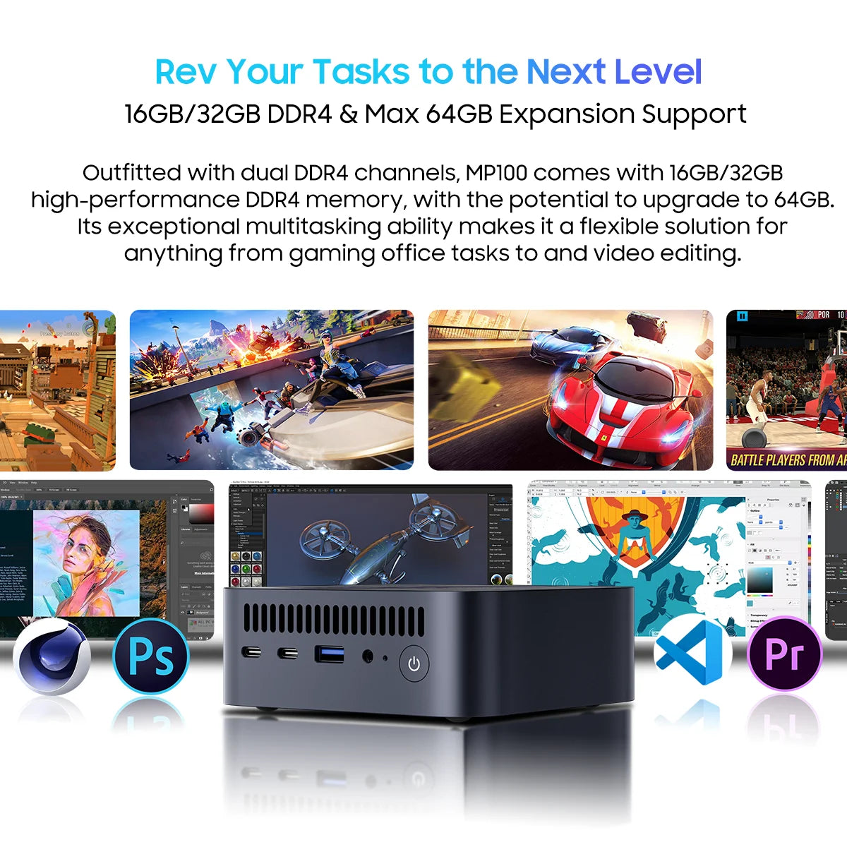 Blackview MP100 Mini PC Ryzen 5