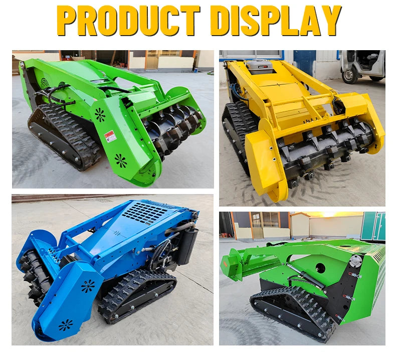 Remote Control Lawn Mower - 850 mm - Tracked Self-Propelled