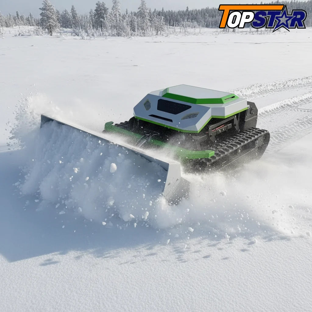 REMOTE LAWN MOWER - Mowing, Snowplow & Shredder - All-Season Grounds