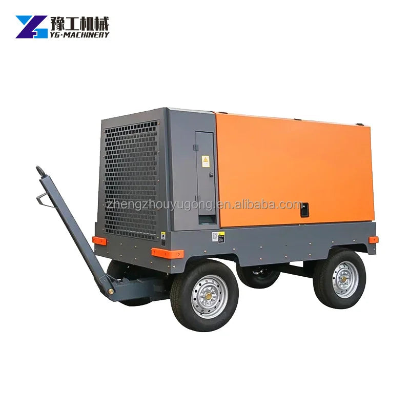 YG Mini Concrete Pump Mixer - 22 m³/h - Trailer-Mounted