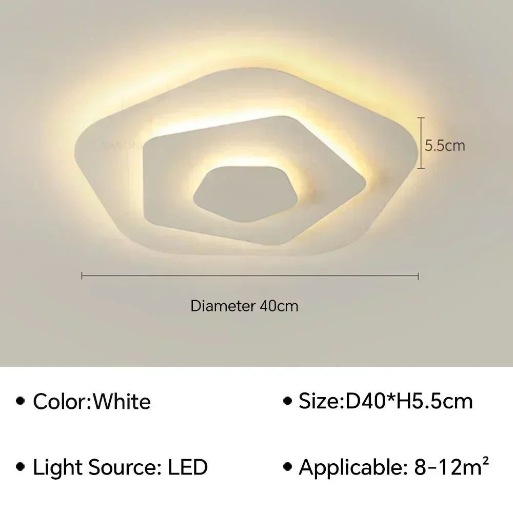 Nordic LED Ceiling Chandelier – 5 Styles, 4 Sizes, Dimmable Option
