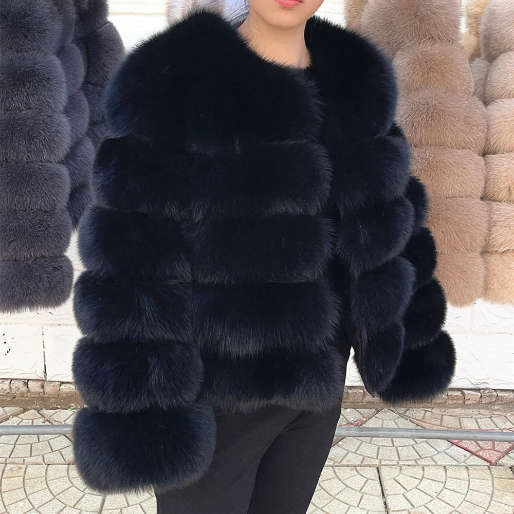 Twilight Aura - Fox Fur Jacket - Winter Statements